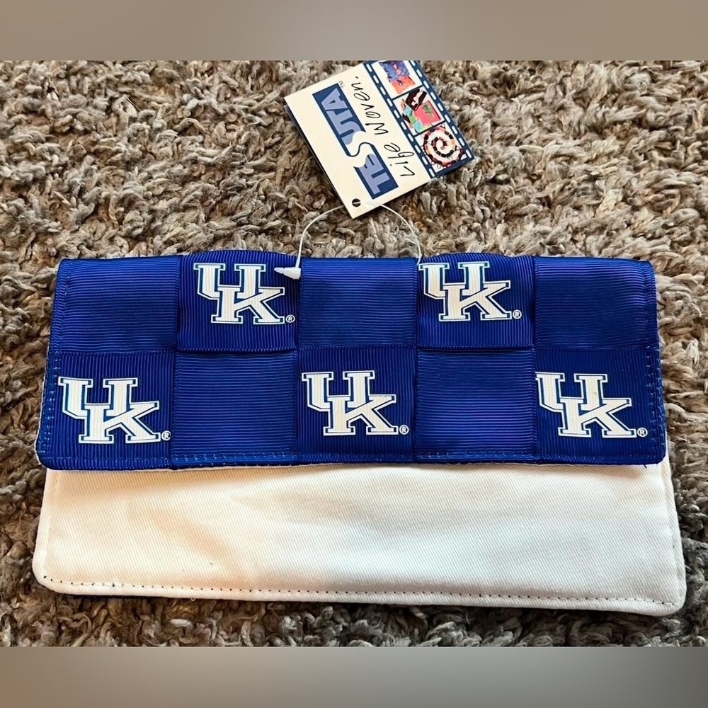 Blue and White UK Clutch